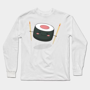 Kawaii Sushi Long Sleeve T-Shirt